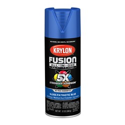 Krylon Fusion All-In-One Spray Paint 12 Oz. Gloss Blue 2716
