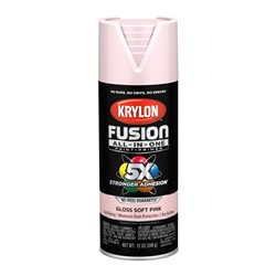 Krylon Fusion All-In-One Spray Paint 12 Oz. Gloss Pink 2717