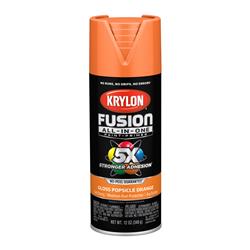 Krylon Fusion All-In-One Spray Paint 12 Oz. Gloss Orange 2718