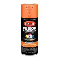 Krylon Fusion All-In-One Spray Paint 12 Oz. Gloss Orange 2718