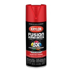 Krylon Fusion All-In-One Spray Paint 12 Oz. Gloss Red 2720