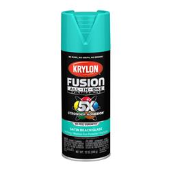 Krylon Fusion All-In-One Spray Paint 12 Oz. Satin Blue 2731