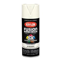 Krylon Fusion All-In-One Spray Paint 12 Oz. Satin White 2739