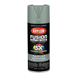 Krylon Fusion All-In-One Spray Paint 12 Oz. Matte Gray/Silver 2761