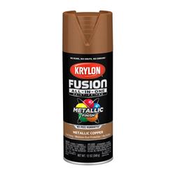 Krylon Fusion All-In-One Spray Paint 12 Oz. Metallic Copper 2768