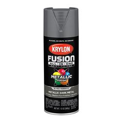 Krylon Fusion All-In-One Spray Paint 12 Oz. Metallic Gray/Silver 2769