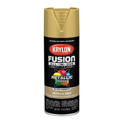 Krylon Fusion All-In-One Spray Paint 12 Oz. Metallic Gold 2770