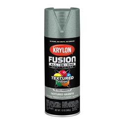 Krylon Fusion All-In-One Spray Paint 12 Oz. Textured Gray/Silver 2780