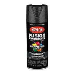 Krylon Fusion All-In-One Spray Paint 12 Oz. Hammered Black 2782