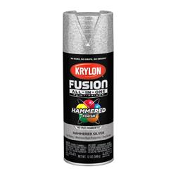 Krylon Fusion All-In-One Spray Paint 12 Oz. Hammered Gray/Silver 2788
