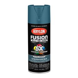 Krylon Fusion All-In-One Spray Paint 12 Oz. Satin Blue 2792