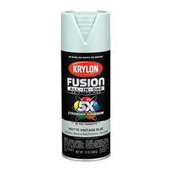 Krylon Fusion All-In-One Spray Paint 12 Oz. Matte Blue 2797