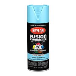 Krylon Fusion All-In-One Spray Paint 12 Oz. Gloss Black 2840