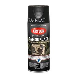 Krylon Fusion Spray Paint for Plastic 12 Oz. Flat Black 4290