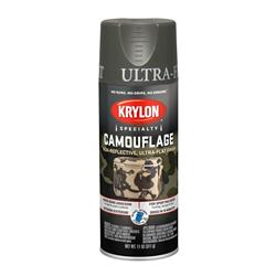 Krylon Fusion Spray Paint for Plastic 12 Oz. Flat Green 4293