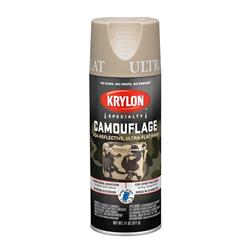 Krylon Fusion Spray Paint for Plastic 12 Oz. Flat Brown 4295
