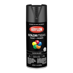 Krylon COLORmaxx Paint 12 Oz. Gloss Black 5505