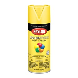 Krylon COLORmaxx Paint 12 Oz. Gloss Yellow 5541