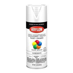 Krylon COLORmaxx Paint 12 Oz. Gloss White 5545