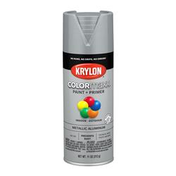 Krylon COLORmaxx Paint 12 Oz. Metallic Gray/Silver 5587