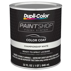 Dupli-Color Paint Shop Finish Systems 1 Quart Gloss White BSP201