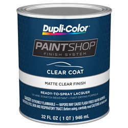 Dupli-Color Paint Shop Finish Systems 1 Quart Matte Clear BSP307