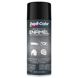 Dupli-Color Acrylic Enamel Paint 12 Oz. Semi-gloss Black DA1603
