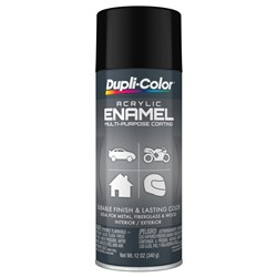 Dupli-Color Acrylic Enamel Paint 12 Oz. Flat Black DA1605