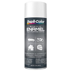 Dupli-Color Acrylic Enamel Paint 12 Oz. Flat White DA1672