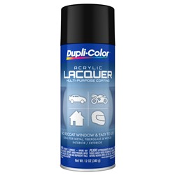 Dupli-Color Premium Lacquer Paint 12 Oz. Semi-gloss Black DAL1608