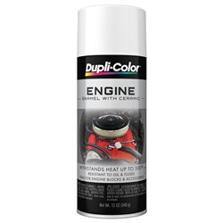 Dupli-Color Engine Enamel with Ceramic Resin 12 Oz. Gloss White DE1602