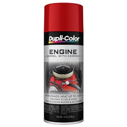 Dupli-Color Engine Enamel with Ceramic Resin 12 Oz. Gloss Red DE1605