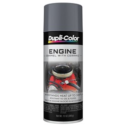 Dupli-Color Engine Enamel with Ceramic Resin 12 Oz. Gloss Gray/Silver DE1611