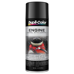 Dupli-Color Engine Enamel with Ceramic Resin 12 Oz. Gloss Black DE1613