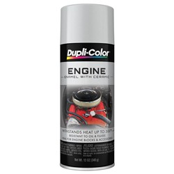 Dupli-Color Engine Enamel with Ceramic Resin 12 Oz. Gloss Gray/Silver DE1615