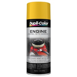 Dupli-Color Engine Enamel with Ceramic Resin 12 Oz. Gloss Yellow DE1642