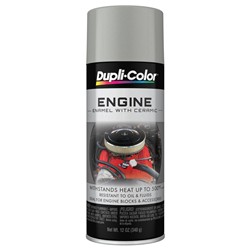 Dupli-Color Engine Enamel with Ceramic Resin 12 Oz. Gloss Gray/Silver DE1650