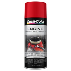 Dupli-Color Engine Enamel with Ceramic Resin 12 Oz. Gloss Red DE1653