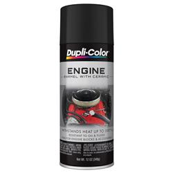 Dupli-Color Engine Enamel with Ceramic Resin 12 Oz. Flat Black DE1654