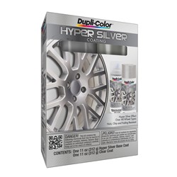 Dupli-Color Hyper Silver Wheel Coating 11 Oz. Gloss Gray/Silver HSK100