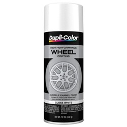 Dupli-Color High Performance Wheel Coating 12 Oz. Gloss White HWP100