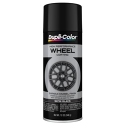 Dupli-Color High Performance Wheel Coating 12 Oz. Satin Black HWP104