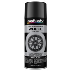Dupli-Color High Performance Wheel Coating 12 Oz. Gloss Black HWP108