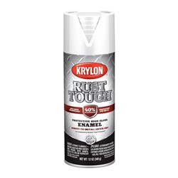 Krylon Rust Tough Rust Preventative Paint 12 Oz. Gloss White RTA9200