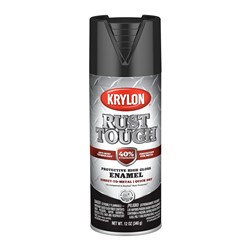 Krylon Rust Tough Rust Preventative Paint 12 Oz. Gloss Black RTA9202