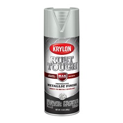 Krylon Rust Tough Rust Preventative Paint 12 Oz. Semi-gloss Gray/Silver RTA9213