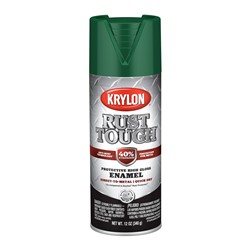 Krylon Rust Tough Rust Preventative Paint 12 Oz. Semi-gloss Green RTA9215