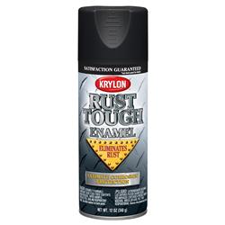 Krylon Rust Tough Rust Preventative Paint 12 Oz. Flat Black RTA9218