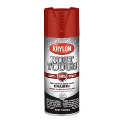 Krylon Rust Tough Rust Preventative Paint 12 Oz. Semi-gloss Red RTA9230