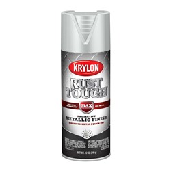 Krylon Rust Tough Rust Preventative Paint 12 Oz. Metallic Gray/Silver RTA9232